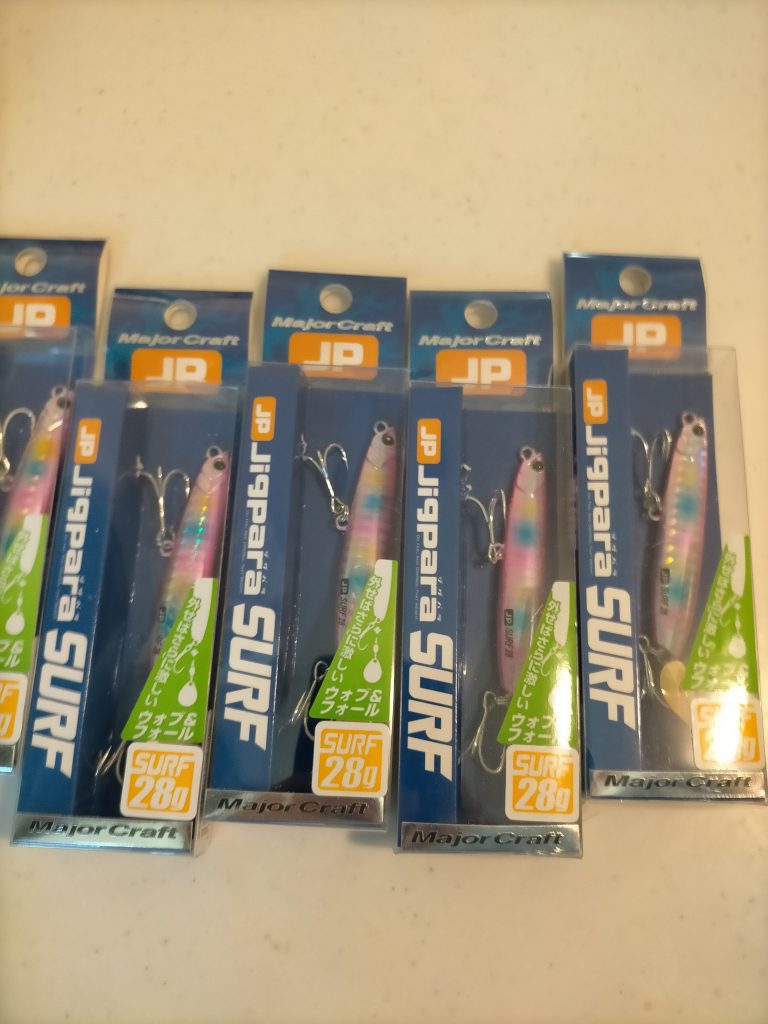 ジグパラサッカー買いだめ