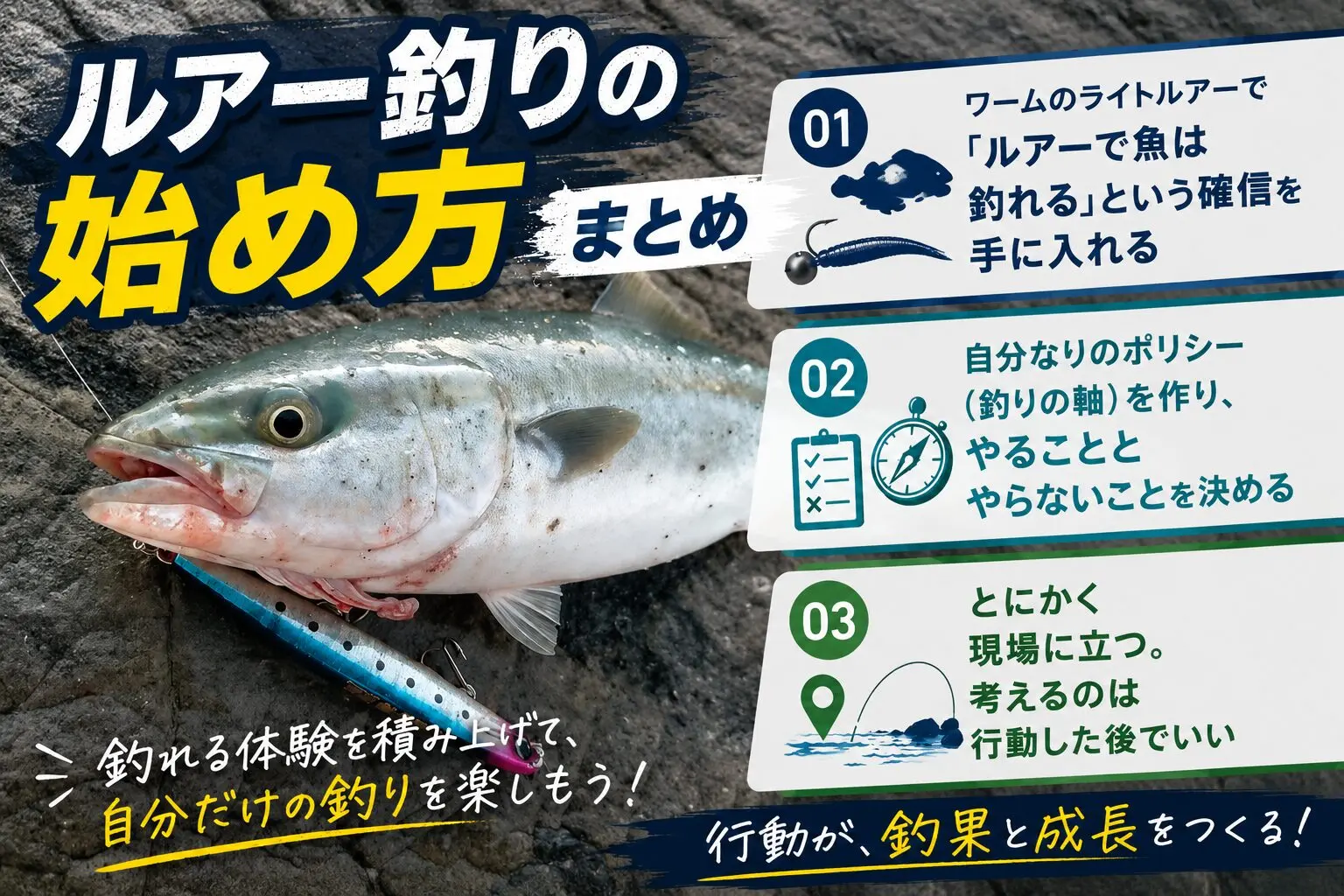 ルアーなど諸々… ジグ×ミノー】現場で重さを自由自在に変えられる“